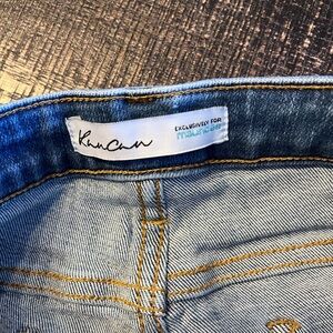 KanCan Blue Classic Denim Jeans with Contrast Stitching
